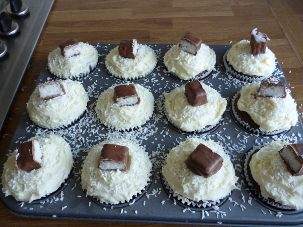 Coconut and Chocolate Cupcakes